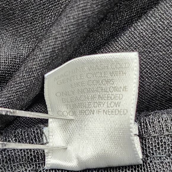 Christopher & Banks Pants Womens 12 Black Signature Slimming Pull On Crop Capri - Picture 5 of 10